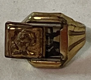LONE RANGER Secret Compartment Army Air Corps 1942 KIX Cereal Premium Ring - Picture 1 of 10