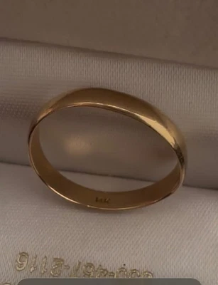 Classic Gold Wedding Band-Size 9-3 Grams-Timeless & Elegant - Image 1 of 3