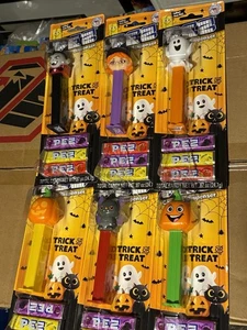 Pez Halloween Truco o Trato Juego Completo de 6 Brujas Fantasma Vampiro Calabazas Murciélago - Imagen 1 de 1