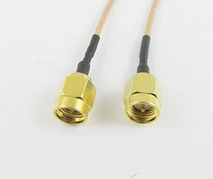 3 piezas Enchufe macho SMA a SMA macho engarce RG178 Cable Jumper RF Pigtail 15 cm - Imagen 1 de 1