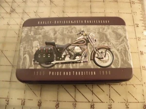 95th Anniversary Harley-Davidson Numbered Collector Tin 2 decks 1 UNOPENED - Picture 1 of 2