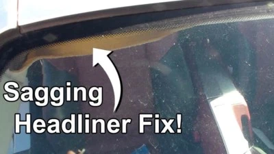 Dodge Dakota 1997 - 2004 headliner loose above windshield fix repair trim 46" - Image 1 of 4