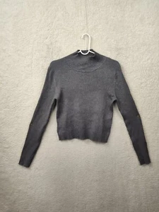 Pink Republic Girls Sweater XXL Gray Rayon Blend Long Sleeve Mock Neck Pullover - Picture 1 of 17