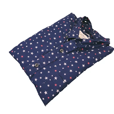 Camisa Denim Supply Ralph Lauren Para Hombres Grande Abotonada Estrellas Geométricas Foto 1 de 4