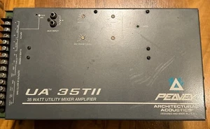 Peavey Architectural Acoustics 35 Watt Utility Mixer Amplifier UA 35TII Parts - Picture 1 of 3