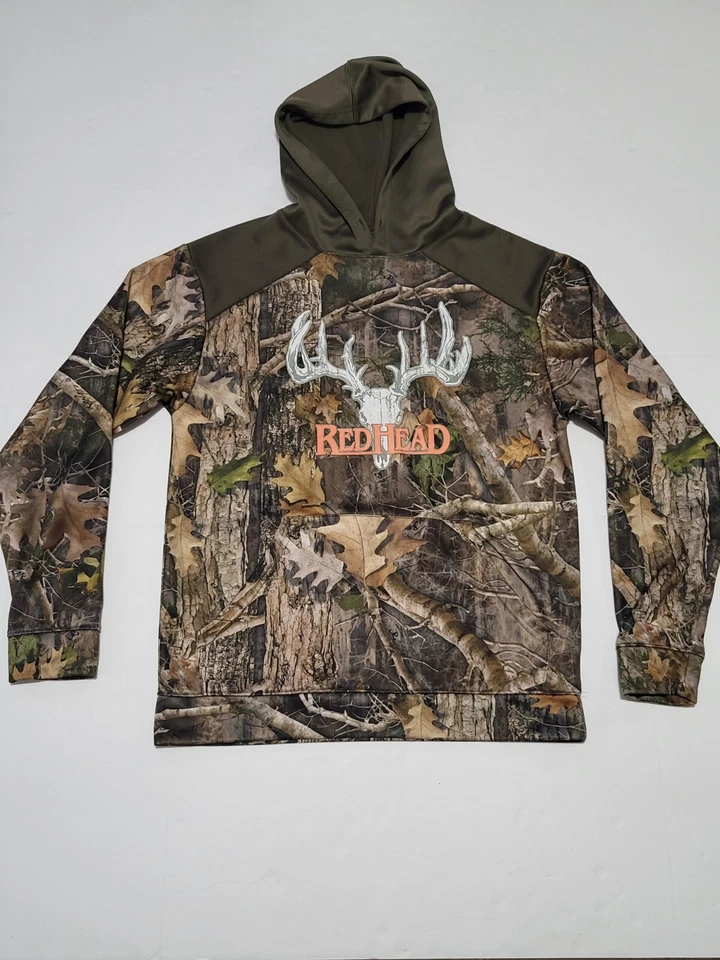 (#C) Redhead Camo Hunting Pullover Hoodie Mens Size Small  Long Sleeve  - Image 1 of 4