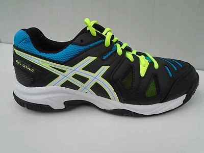 Asics Kinder Turnschuhe Gel Game Freizeit Schuhe Sportschuhe Turnschuhe NEU