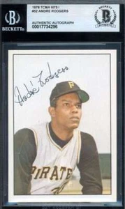 Andre Rodgers Beckett BAS Signed Rare 1978 TCMA The 60s Autograph - Picture 1 of 2