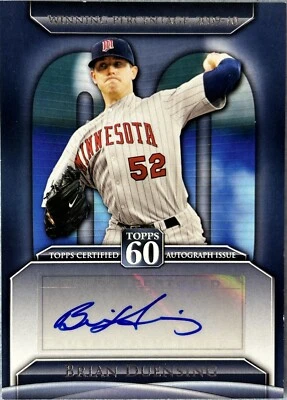 Brian Duensing 2011 Topps Update #T60A-BDU Next 60 Auto Minnesota Twins - Image 1 of 4