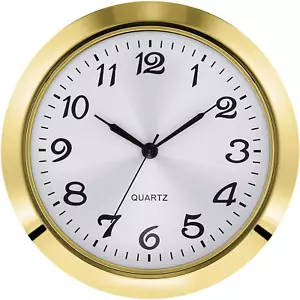 Inserto orologio al quarzo rotondo 1,8 pollici (45 mm) con numeri arabi misura 1,6 pollici NUOVO - Foto 1 di 12