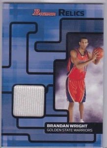 Brandan Wright 2007-08 TOPPS BOWMAN Draft Picks & Stars Jersey Card #BR-BWR - Picture 1 of 2