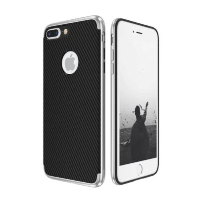 Apple IPHONE 6/6s Custodia Cover per Cellulare Protezione Protettiva Carbonio - Immagine 1 di 4