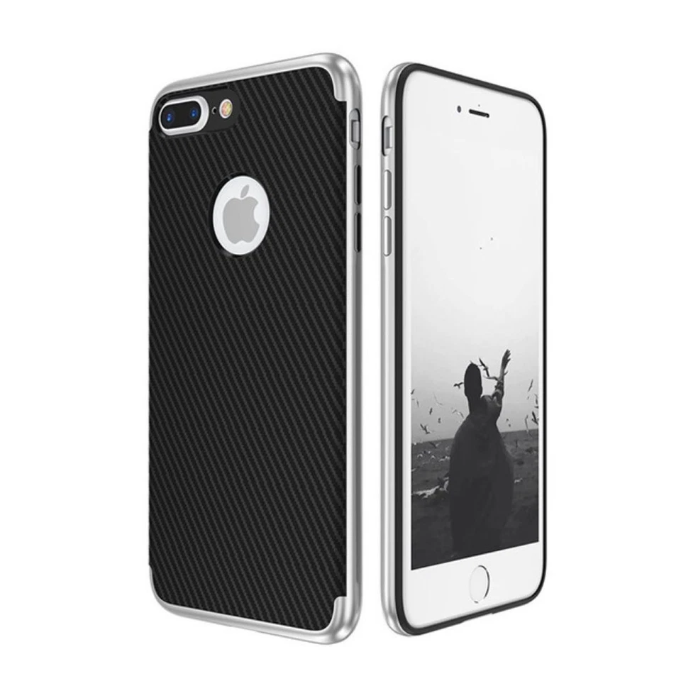 Apple IPHONE 6/6s Custodia Cover per Cellulare Protezione Protettiva Argento - Immagine 1 di 4