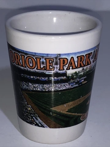 Vintage 2002 Baltimore orioles at Camden yard shot glass Rare! Cover