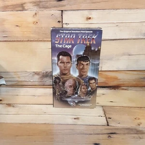Star Trek The Cage VHS VCR Video Tape Used Pilot Episode - Picture 1 of 5
