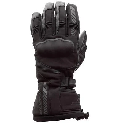 RST Atlas Mens Motorcycle Gloves Waterproof Touring Motorbike CE Glove Black - Image 1 of 4