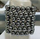 Wholesale 6pc Natural Terahertz Stone 10mm  Crystal Healing Stretch Bracelet