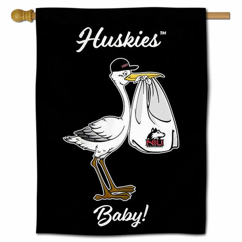 Northern Illinois University New Baby Gift Decorative House Flag Cover
