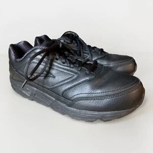 Brooks Women 8.5 EE Addiction Walking Shoes Black Leather 1200322E001 No Insoles - Picture 1 of 7