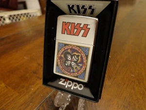 KISS ALBUM ROCK AND ROLL OVER ZIPPO LIGHTER MINT IN BOX - Picture 1 of 3