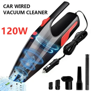 Aspiradora de Mano 120W 12V Mini Portátil Coche Auto Hogar Plumero EE. UU. - Imagen 1 de 12