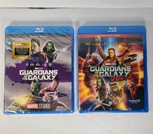 Brand New Sealed Guardians of the Galaxy Vol. 1 & 2 Blu-Ray DVD Bundle Marvel - Picture 1 of 7