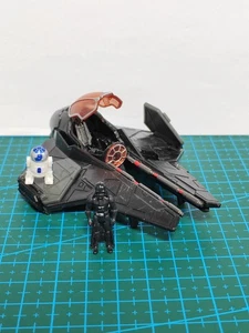 STAR WARS Micro Galaxy Squadron S5 Darth Vader's Sith Interceptor CHASE RARE! - Picture 1 of 12