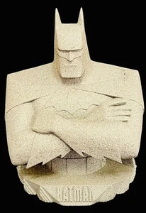 1997 DC Comics Batman Warner Bros Store Exclusive GIANT 20" Tall Bust Statue - Picture 1 of 6