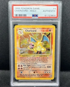 Charizard Holo 4/102 Base Set 1995 Pokemon TCG PSA AUTHENTIC - Picture 1 of 2