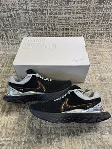Size 10.5 - Nike React Infinity Run Flyknit 3 ID BY YOU DO7419-002 - Picture 1 of 5