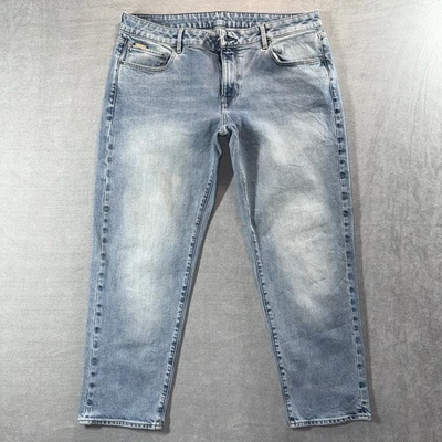 Pantalones de mezclilla para mujer G-Star RAW KATE BOYFRIEND 32x30 azul claro tobillo cintura baja elásticos Foto 1 de 4