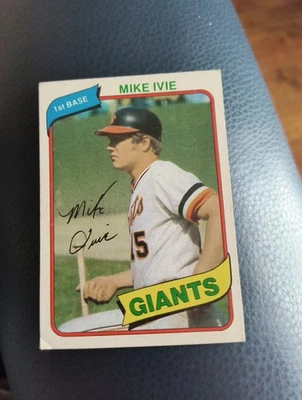 MIKE IVIE 1980 TOPPS #62 FREE SHIPPING  - Image 1 of 2