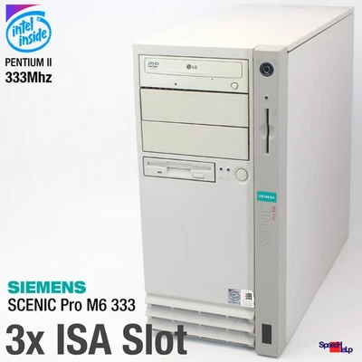 3X ISA Slot Siemens Scenic Pro M6 333 Computer PC Parallel Com Win 98 AG D1085 - Image 1 of 4