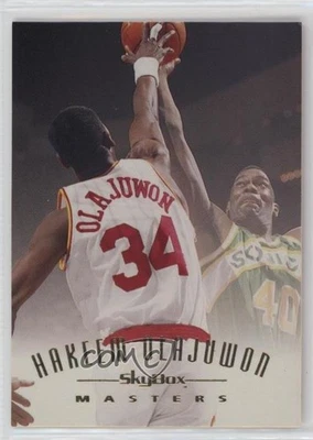 1994-95 Skybox Emotion Masters Hakeem Olajuwon #116 HOF - Image 1 of 2