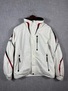 Vintage Descente Ski Snow Jacket Mens Ion Bodies Titan Thermo Airdrive White L - Picture 1 of 24