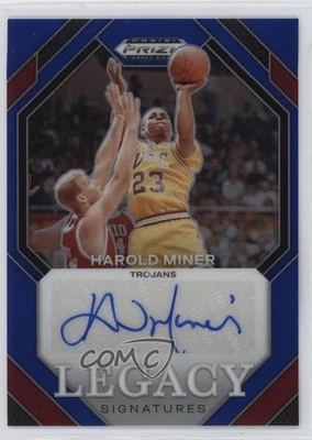 2024 Panini Prizm Draft Picks Legacy Signatures Blue /149 Harold Miner Auto - Image 1 of 2