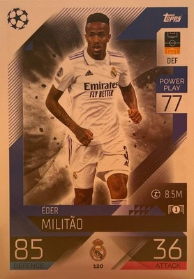 Eder Militao / Real Madrid / Topps Match Attax / Fußball Karte - Bild 1 von 2
