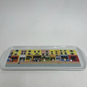 Plato de calle Philipe Deshoulieres Porcelaine De Limoges Francia - Imagen 1 de 6