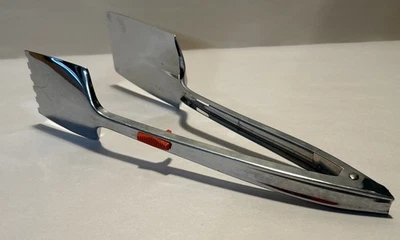 Espátula para servir vintage de acero inoxidable Foley CROMO acción de resorte MCM Foto 1 de 4