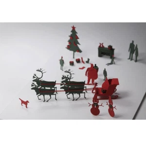 TERADA MOKEI 1/100 ARCHITECTURAL MODEL ACCESSORIES SERIES No.8 Christmas - Imagen 1 de 6