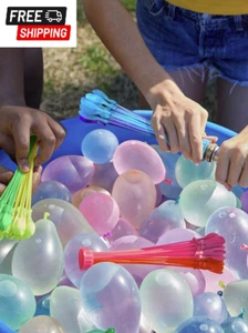 111 PCS Water Balloons Quick Fill Set,Summer Splash Fun Water Party Game NEW - Picture 1 of 11