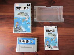 Umi Tsuri Meijin -- SHVC-P-AUFJ -- SUPER FAMICOM / JAPONAIS - Foto 1 di 2