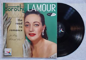 DOROTHY LAMOUR Road To Romance Orig '57 DESIGN Mono Jazz Pop Vocal Vinyl VG+ - Foto 1 di 1