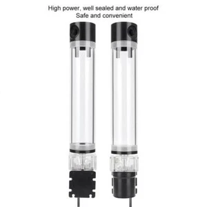 G1/4 Thread 240mm Cylinder Water Cooling Tank Pump 12V for PC CPU Water Cooler - Photo 1/12