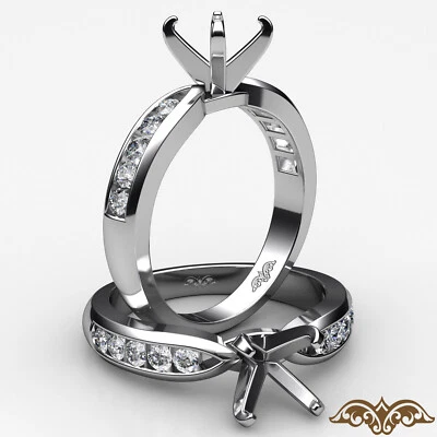 Round Channel Setting Wedding Band Diamond Anniversary Engagement Ring 0.31 Ctw - Image 1 of 4