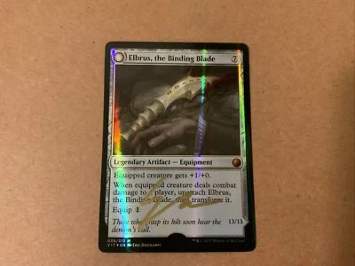 MTG Magic Elbrus, the Binding Blade FOIL Signed Artist Proof x1 V17 Deschamps - Image 1 of 2