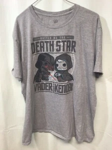 Battle on the Death Star (Vader vs Kenobi) Pop Tees Gray XL T Shirt - Picture 1 of 4