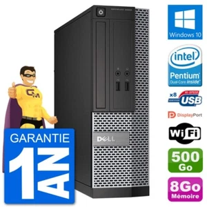 PC Dell Optiplex 3020 SFF G3220 RAM 8Go Disque Dur 500Go Windows 10 Wifi - Photo 1/3