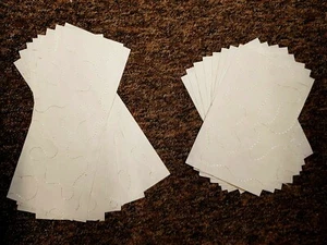 Handmade Mulberry Paper 4 sheets of A5 or 1/2 A4 art/craft/decoupage/silk wrap - Picture 1 of 2