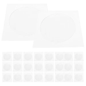 100 Pcs CD -DVD -Papiertüte CD-Aufbewahrungstasche CD-Aufbewahrungshalter - Afbeelding 1 van 12